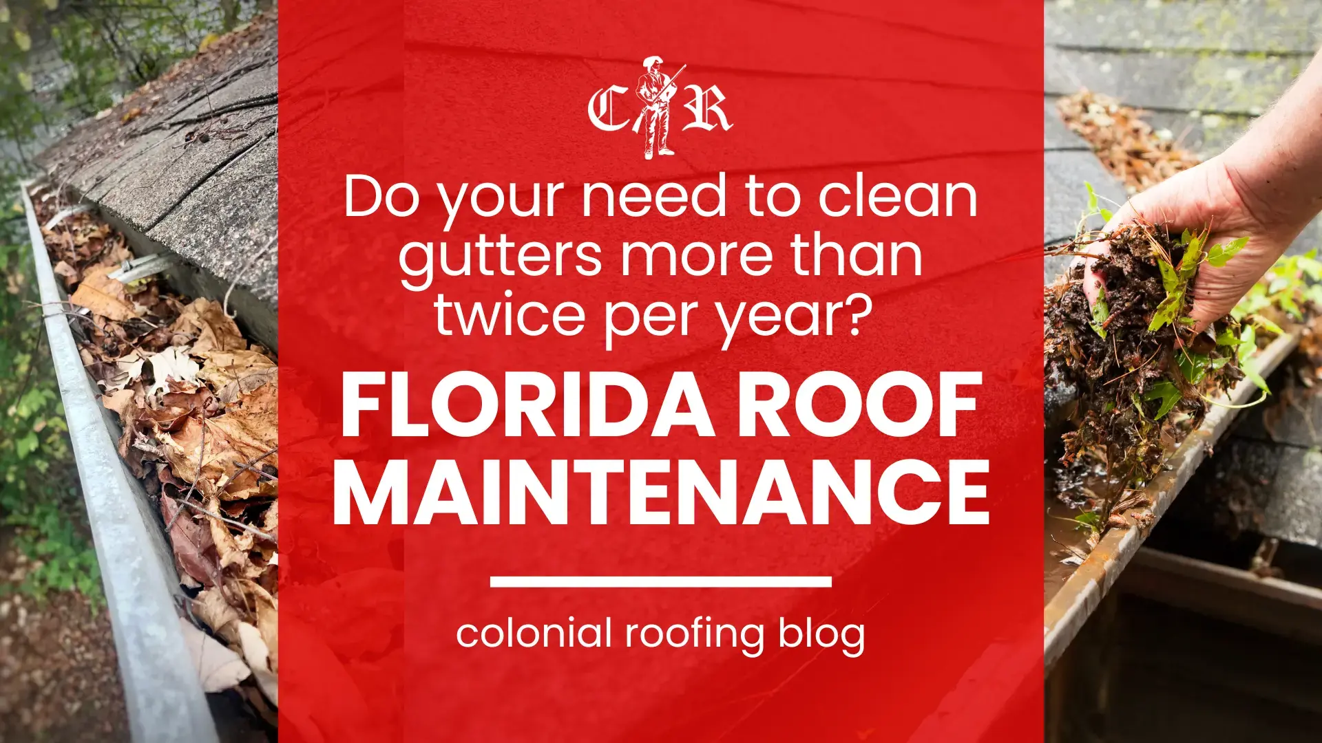 Do You Need to Clean Gutters More Than Twice Per Year in Lee and Collier County?